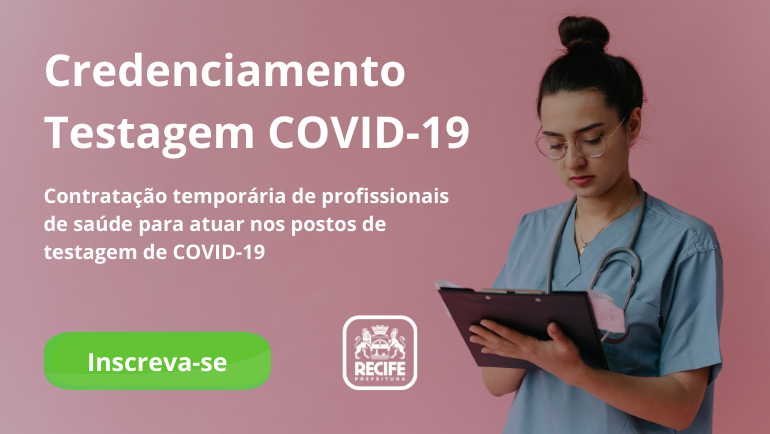 Credenciamento enfermeiros e médicos testagem covid-19